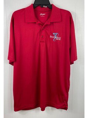 Paragon Mens XL Red Polo Shirt Beavercreek Golf Club Embroidered Logo